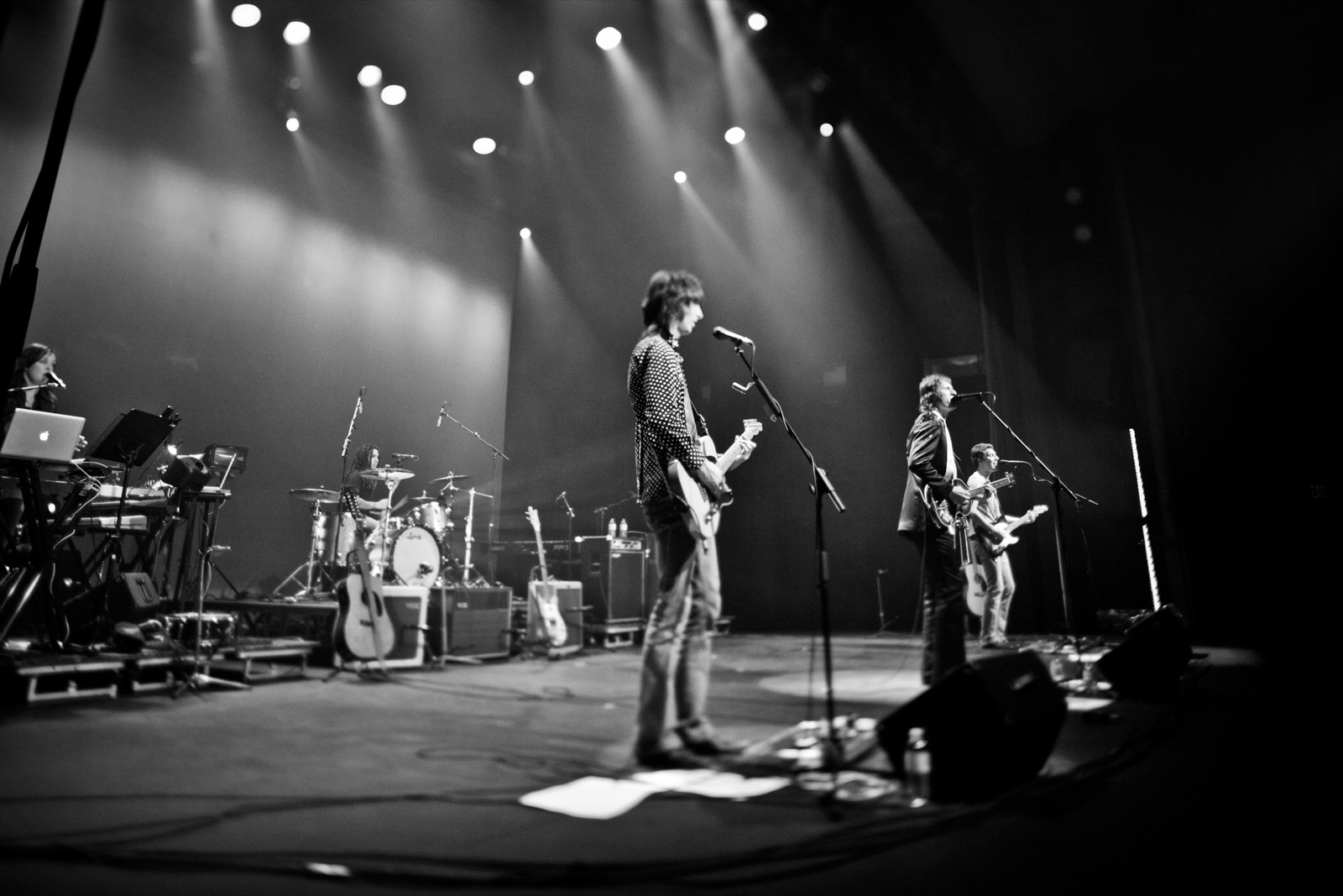The McCartney Years performing under concert lights
